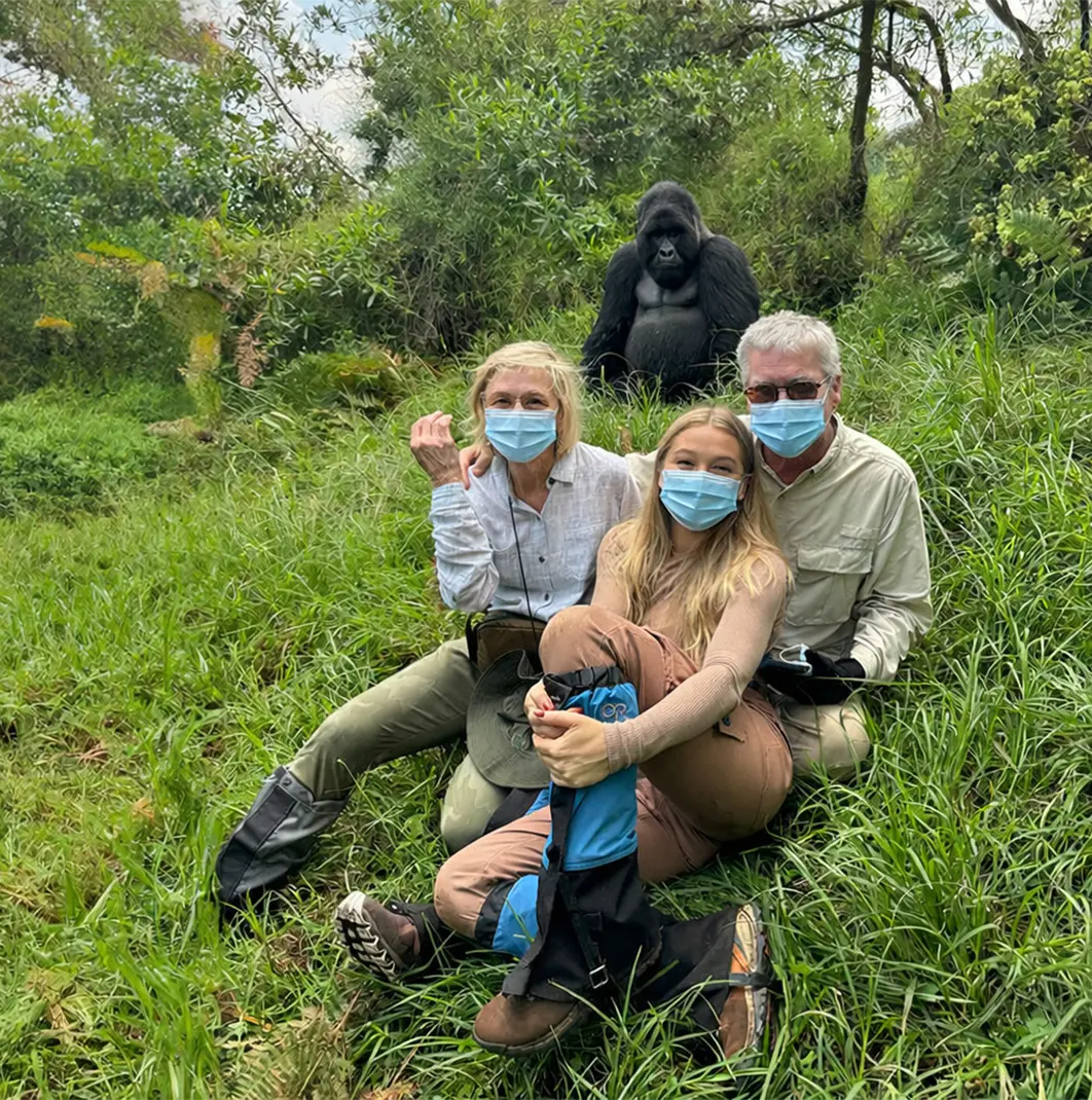 Gorilla trekking