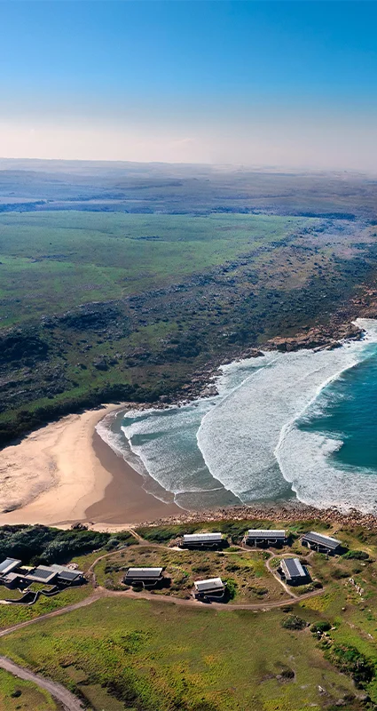 GweGwe Beach Lodge aerial photo