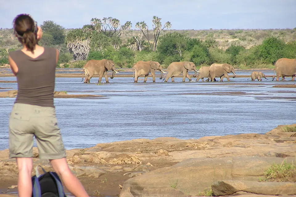 Walking with giants in Tsavo