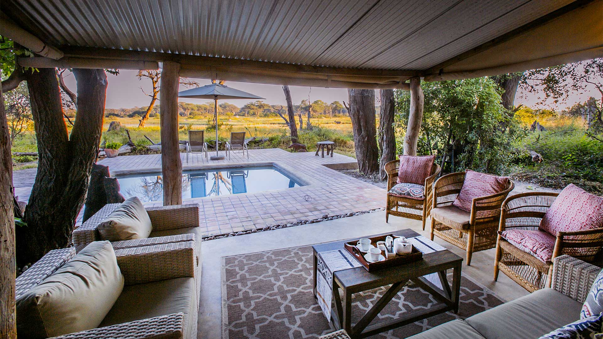 Tom's Little Hide safari camp Hwange