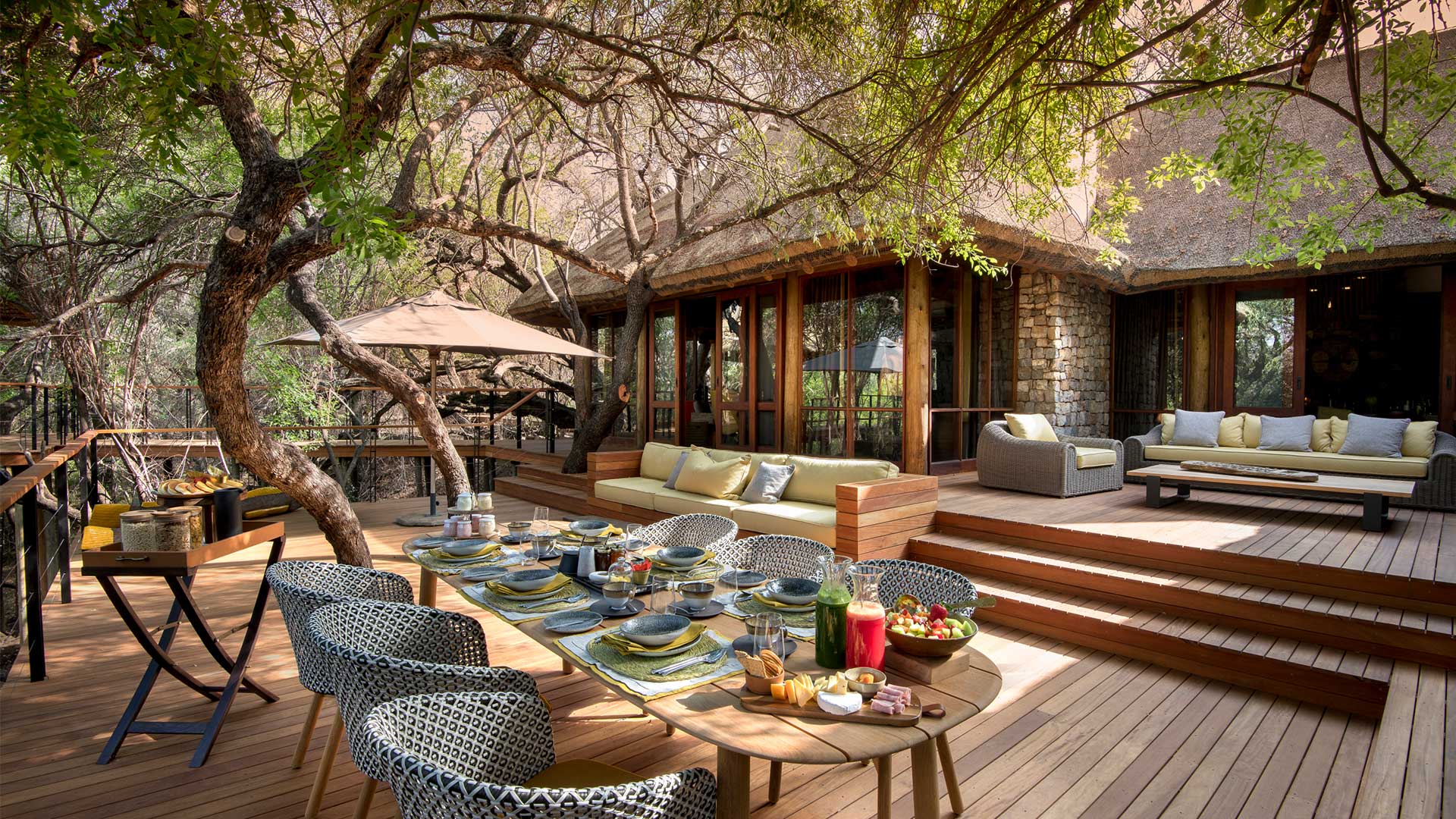 Luxury safari villa